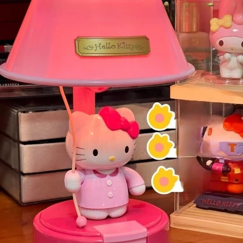 New Sanrio Desk Lamp Hello Kitty Kawaii Anime Cartoon, Night Light for Bedroom, Carinian Ornaments, Fashion Gifts for Girls