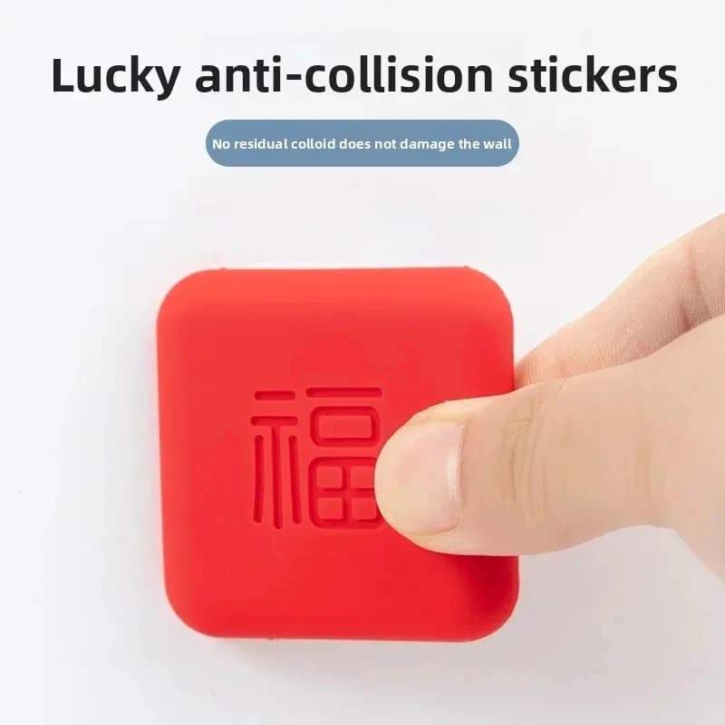 Multi-Color F Shape Adhesive Anti-Collision Pad for Kitchen Cutting Board Drawer Cabinet Door Soundproofing
