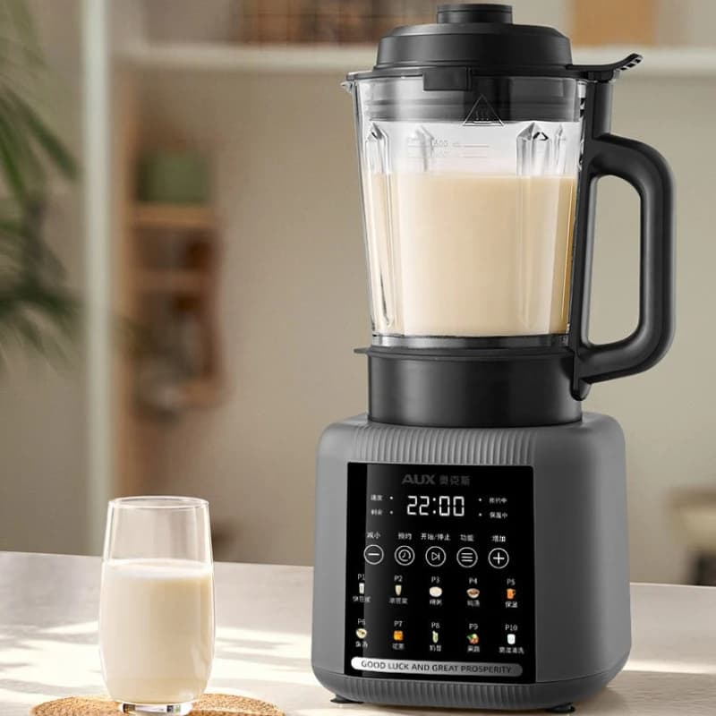 Frullatore Domestico Completamente Automatico a Basso Rumore, Macchina per Latte di Soia, Processore Multifunzionale Mini per Integratori Alimentari
