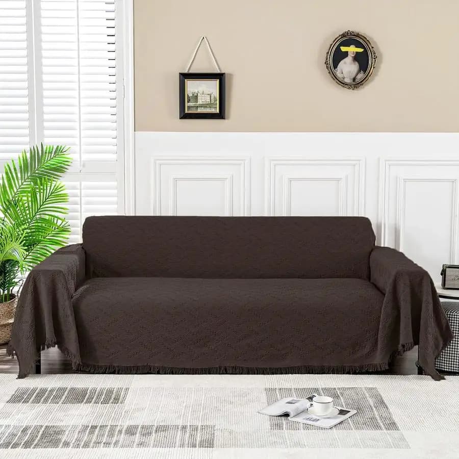 3 Cushion Sofa Cover, Seat Cover, Sofa Cover, Modern Decorative Cover