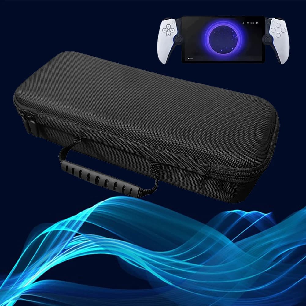 Custodia rigida in EVA antiurto portatile con tasca in rete, borsa protettiva da viaggio per accessori da gioco Portal