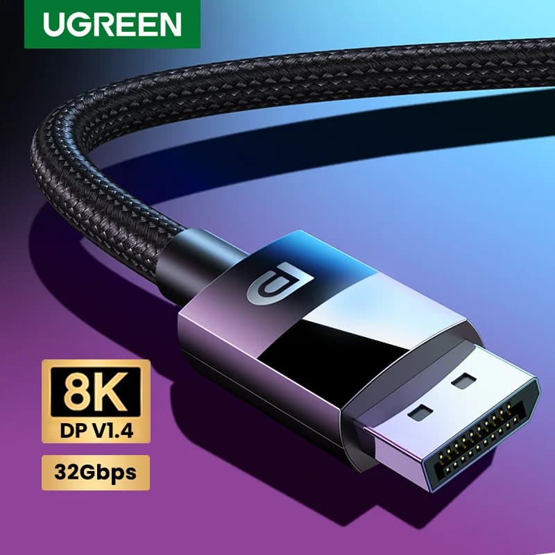 Ugreen 8K DisplayPort 1.4 cavo per TV 4K 144/165Hz 32.4Gbps DisplayPort a DP per PC Computer Gaming Monitor proiettore cavo DP