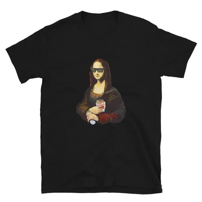 Monalisa Painting Kebab Pop Culture T-Shirt
