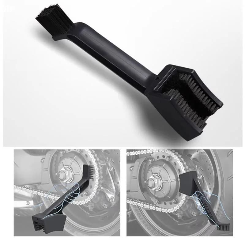 Universal Gear Chain Cleaner Brush Motorcycle Bicycle Care Cleaning Tool Chain Maintenance Cleaner Dirt Brush Car Accessory