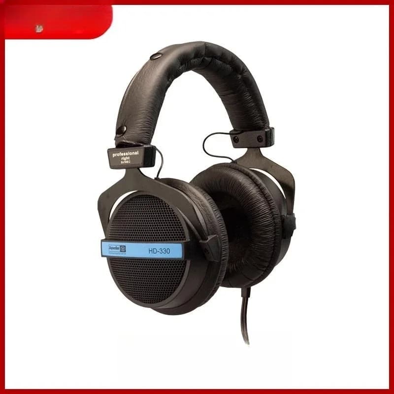 Professional HD330 headphones with monitoring cable, ideal for gaming, music and listening.