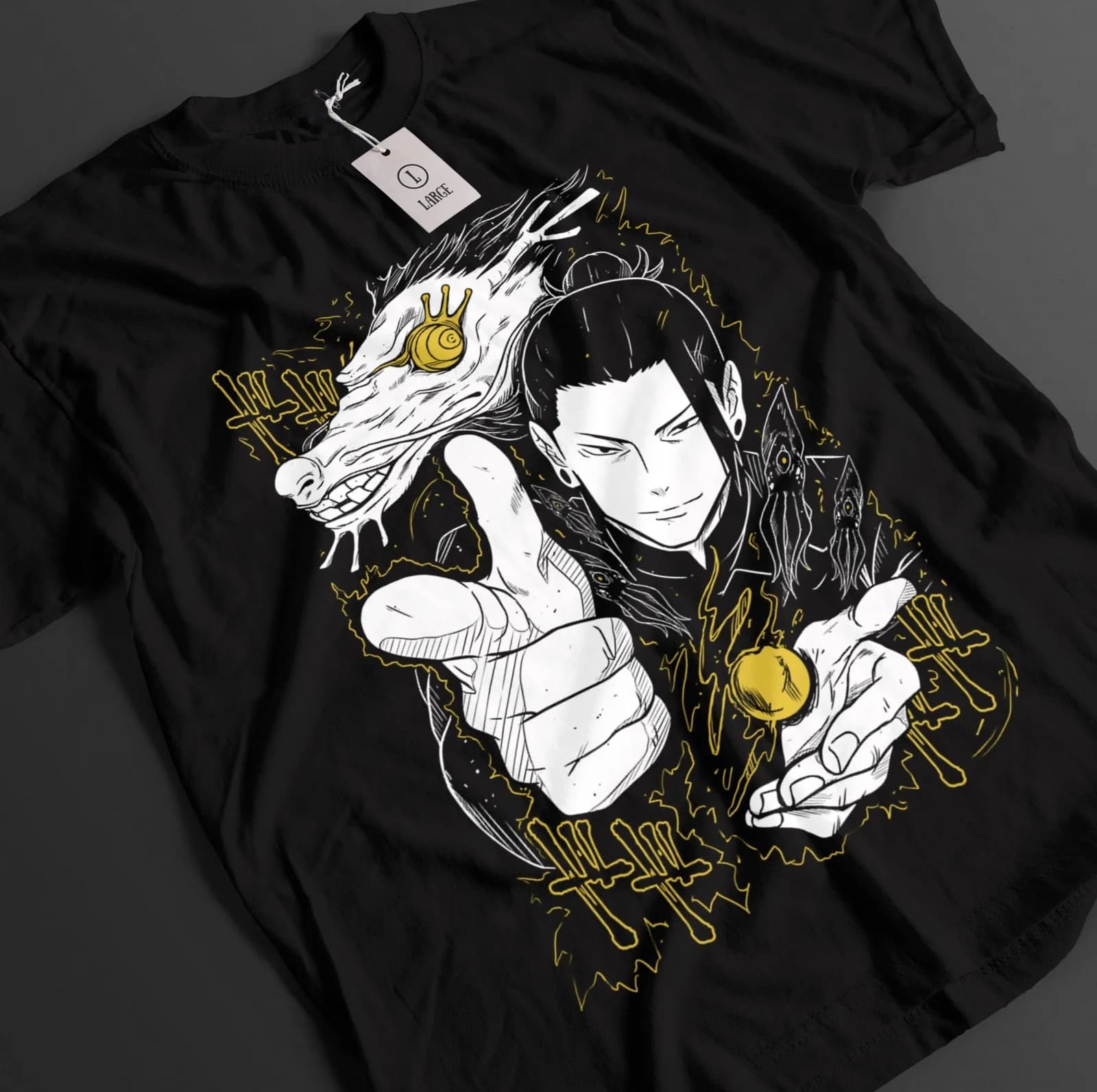 Jujutsu Kaisen Shirt Geto Suguru T-Shirt Sukuna Gojo Tshirt JJK Anime Unisex Tee