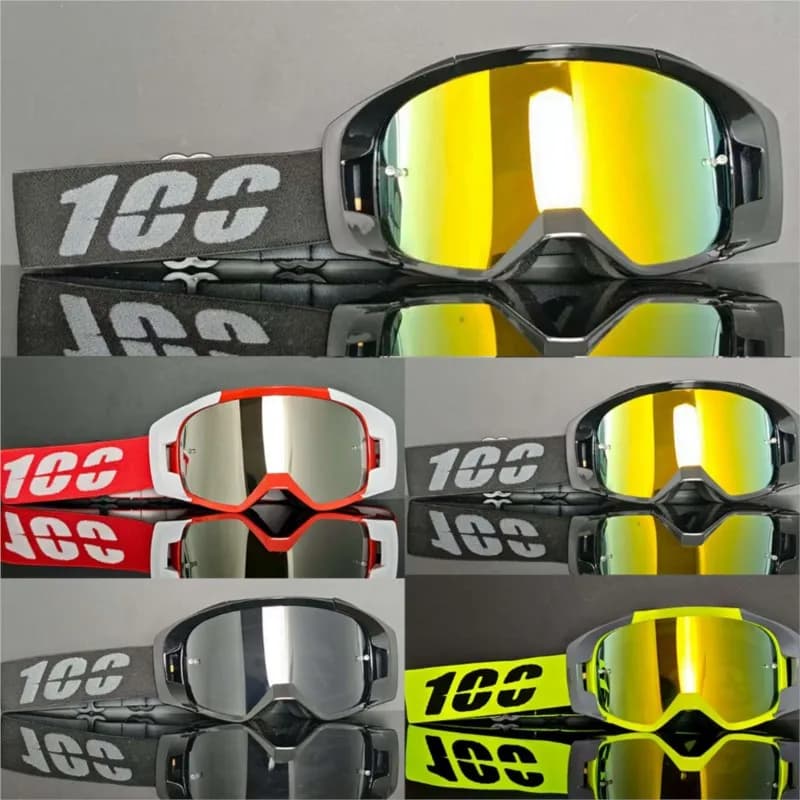 Occhiali da Sci Antivento Antipolvere Antisabbia Nuovi con Lenti HD per Motocross, Dirt Bike, ATV, MTB e Attività all'Aperto