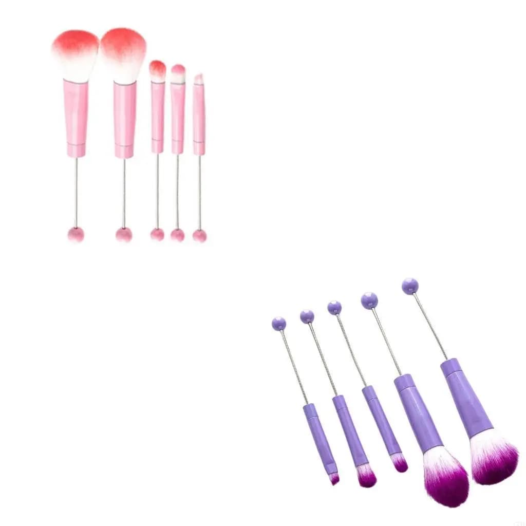 Professional DIY beads makeup kits set cosmetic brush in pernabile