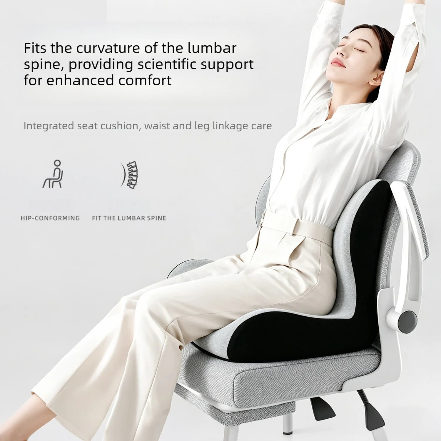Office Chair Pillow Memory Foam Chair Cushion Floor Cushion Cars Are Available Integrated Waist Protection Computer Chair