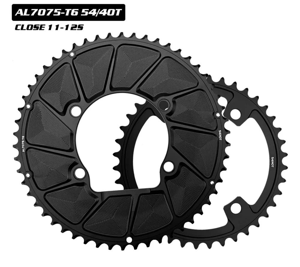 Corona a doppia catena AERO per SHIMANO DURA-ACE R9200 ULTEGRA R8100 105 R7100 11S 12S 4 BOLT