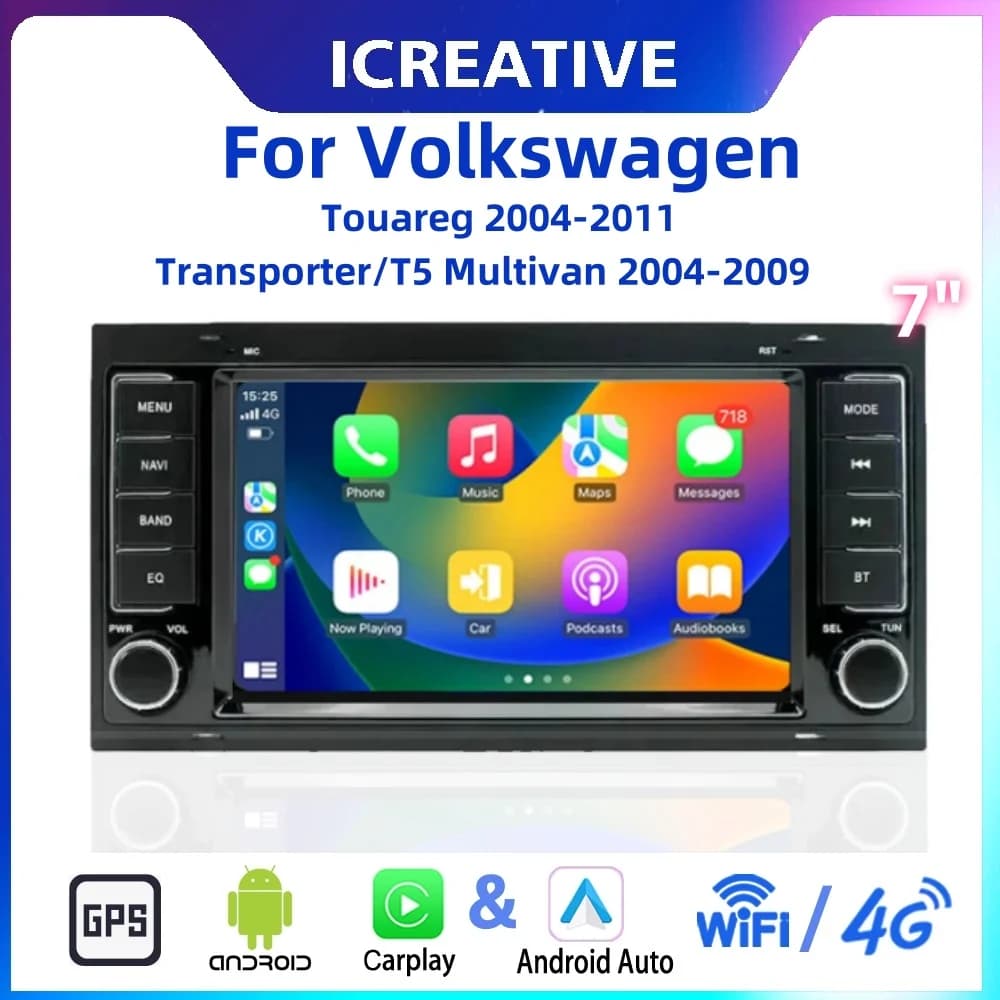 Android Car Radio for Volkswagen Touareg 2004-2011 VW Transporter T5 Multivan 2004-2009 Carplay Multimedia Autoaudio Naviagtion