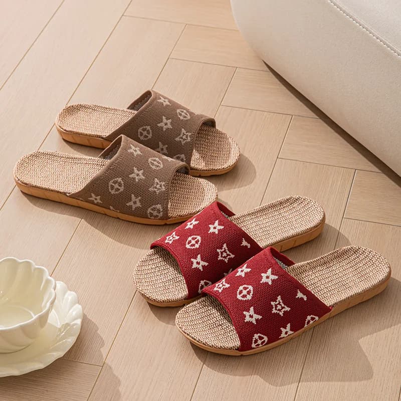 2026 Women's Slippers Home Spring Summer Designer Woman Shoes Flats Indoor Elegant Slides Fashion Soft Sole House Slippers