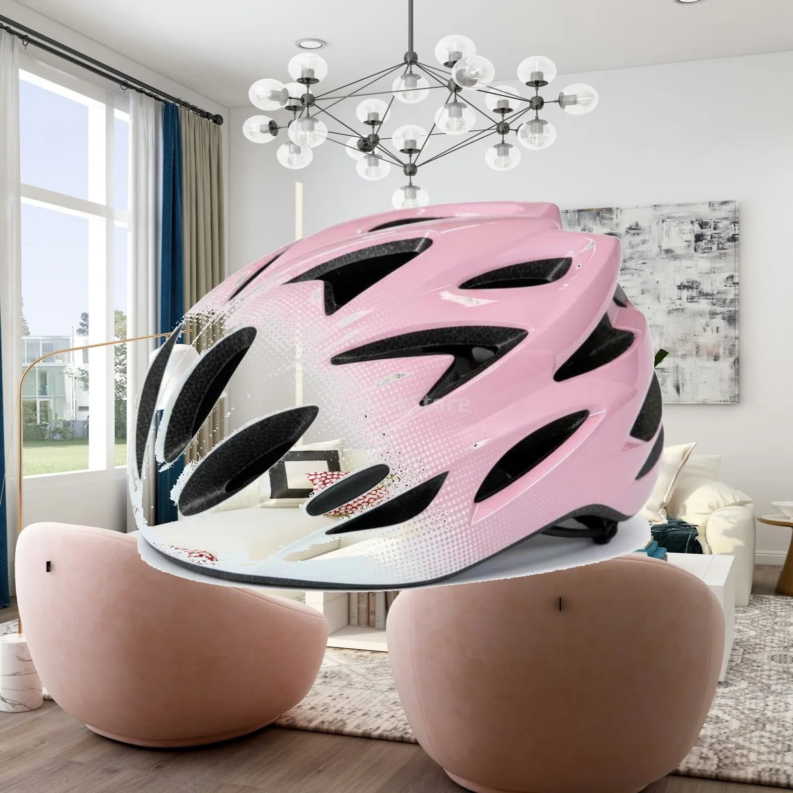 Men’s and Women’s Bicycle Helmet with Impact-absorbing EPS Custom Fit Safety Gear for Road Bike Adventures
