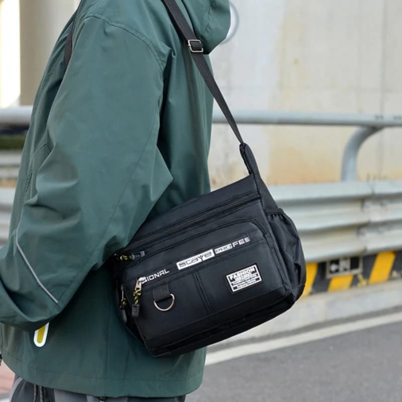 Men's Business Crossbody Bags Shoulder Bags Sling Bag for Work Travel Bags for Men Man Bag Canvas Bag Postman Bag Messenger Bag