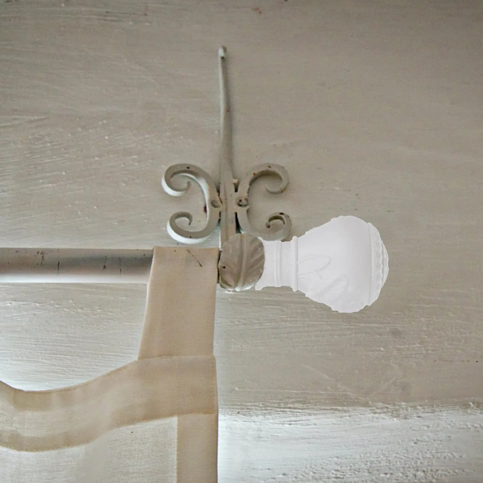 10 Pezzi Terminali Decorativi per Aste Tende, Tappi Decorativi per Aste Tenda Doccia e Finestre, Accessori per Aste Romane, Decorazioni per Casa e Ufficio