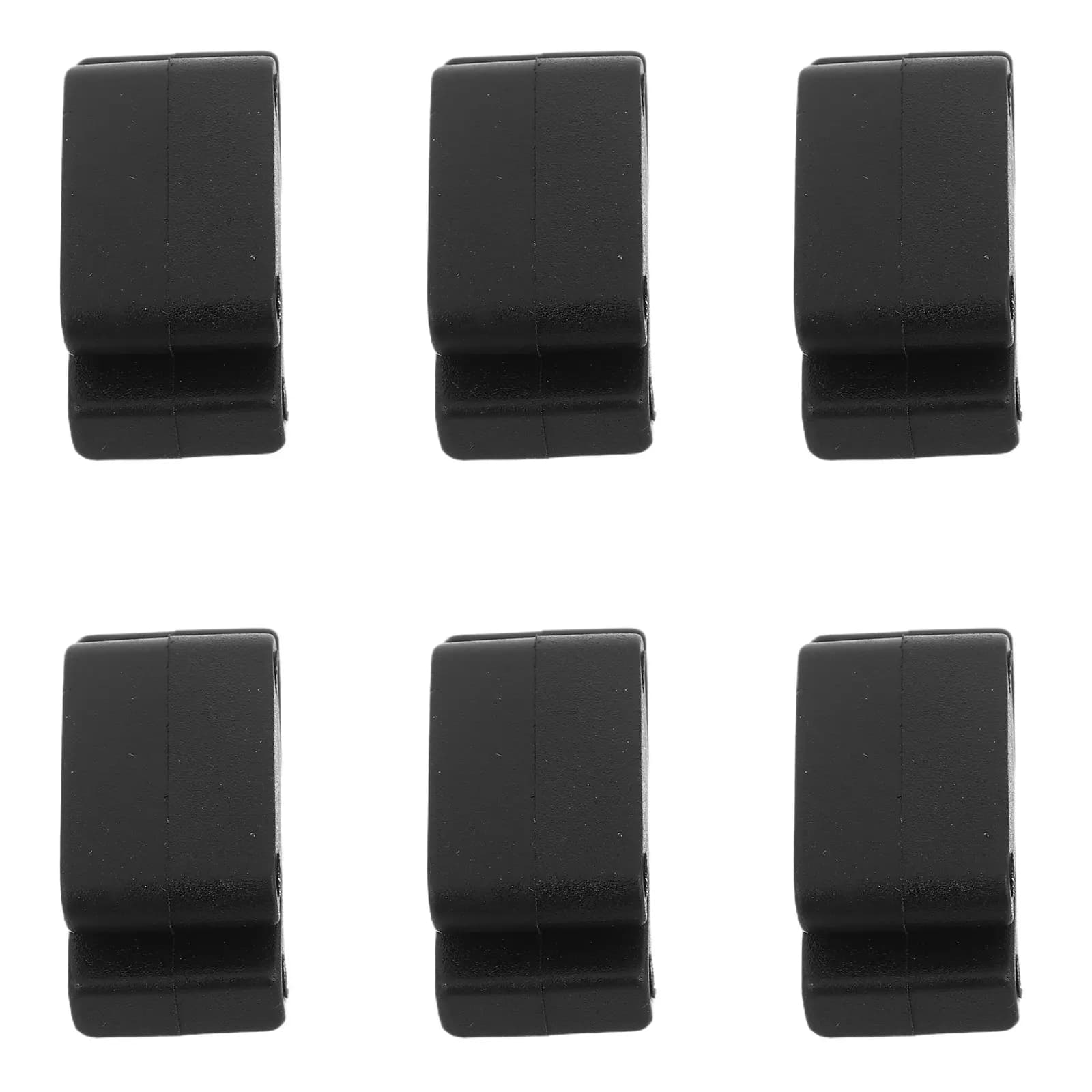 Set di 6 Accessori per Chitarra, Portaplettro in Gomma, Clip Elegante e Compatta per Chitarra Acustica, Elettrica, Basso e Ukulele