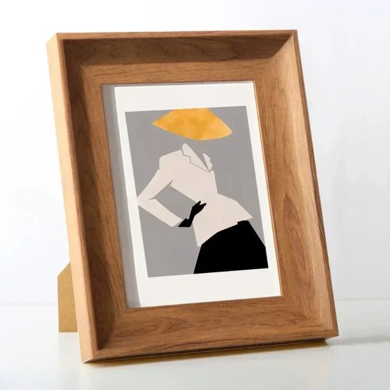 Cornice per foto in legno formato A4 da 5/6/7/8/10 pollici Fotografia in legno per gli amanti della famiglia Visualizza foto Decorazione regalo per festival