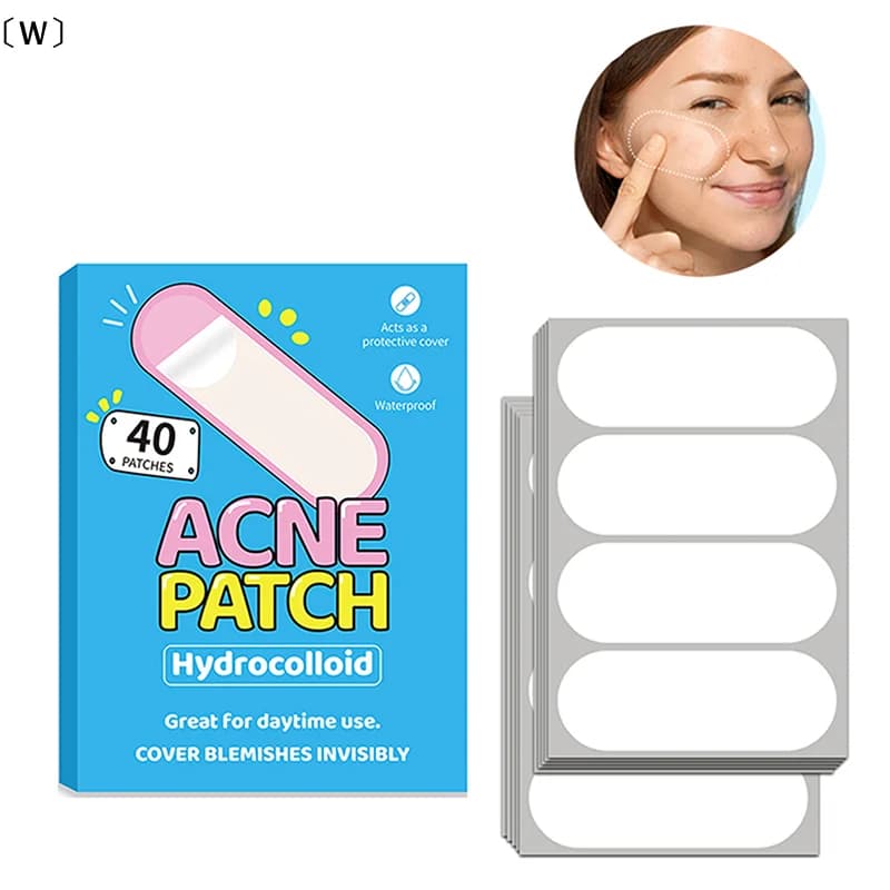 maveraW✪40Pcs Rimozione brufolo invisibile Patch anti-acne Macchie Segni Correttore Bellezza GaronaWinter1logio