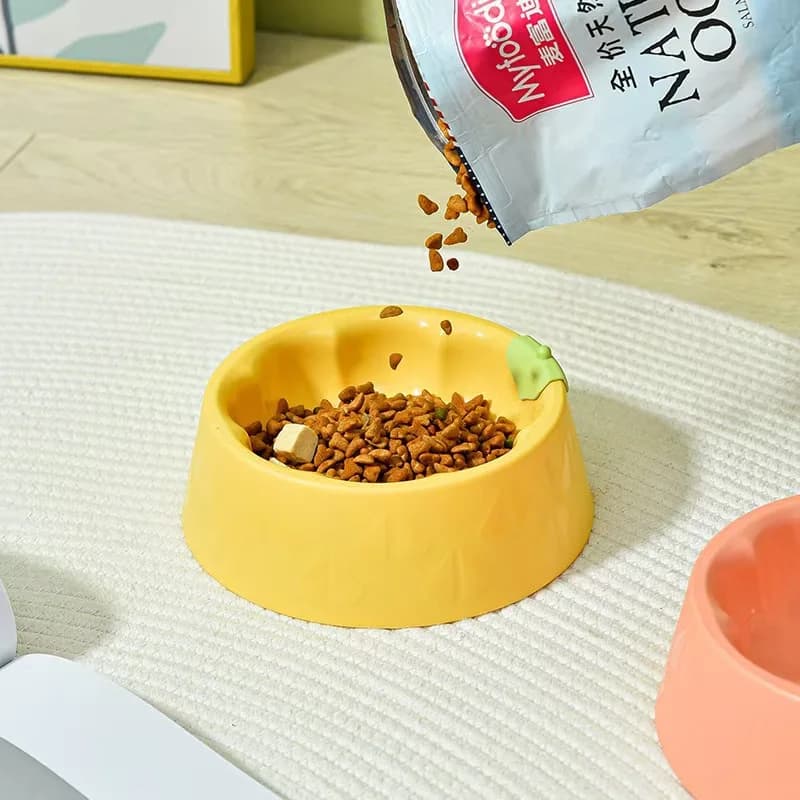 Ciotola per Cani e Gatti, Doppia Ciotola Antiscivolo e Antisversamento per Cibo e Acqua, Piatti per l'Alimentazione di Cuccioli e Gattini, Stoviglie Durevoli per Animali Domestici
