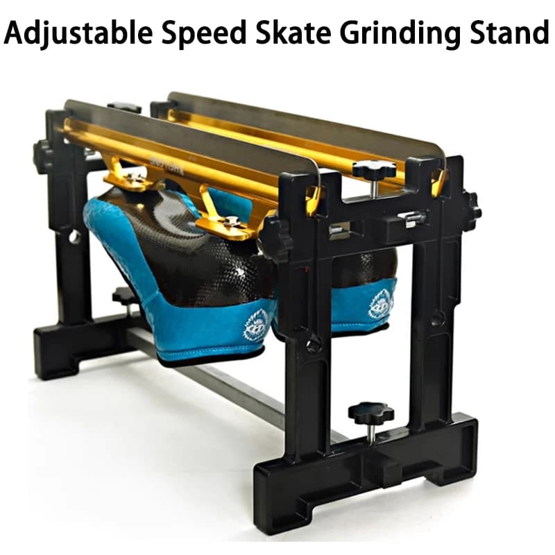 Adjustable Speed Skate Grinding Stand Universal Ice Skate Blade Sharpening Holder Ice Blade Support Bracket Fit Long/Short Track