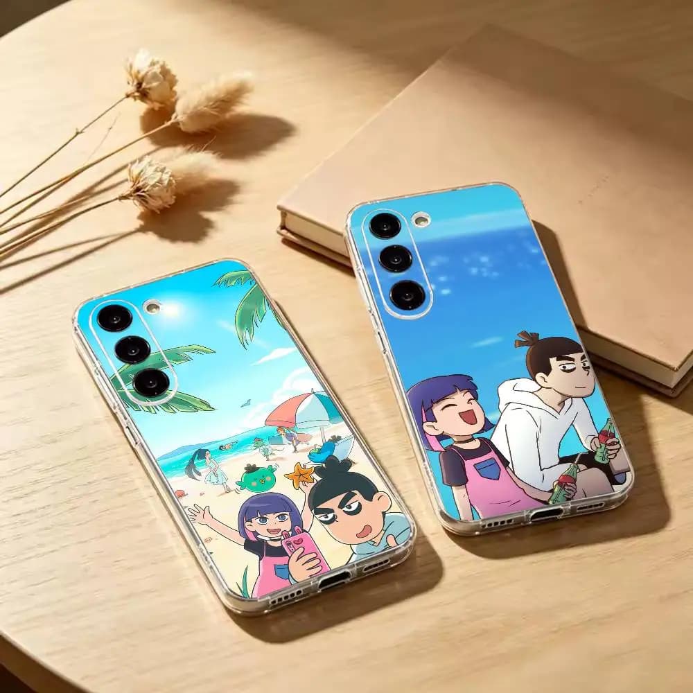 S-Scissor Anime Seven Phone Case For Samsung A10 A12 A20 A21S A30 A31 A50 A51 A52 A70 A71 Transparent
