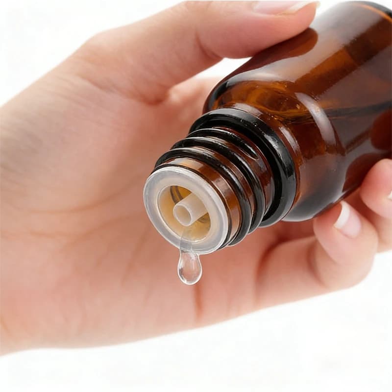 6 flaconi vuoti da 5 ml-30 ml in vetro ambrato ricaricabili per oli essenziali, profumi e aromaterapia, con contagocce riduttore di orifizio e tappi.
