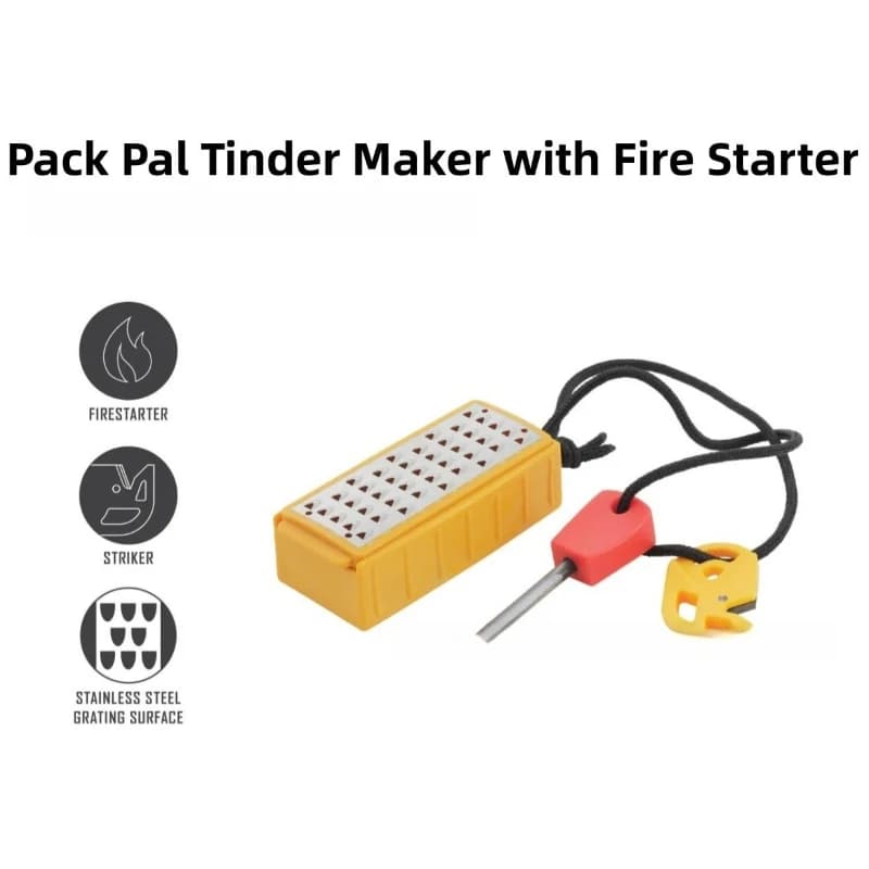 Nuovo leggero Tinder Maker con avviamento antincendio Strumento portatile di sopravvivenza all'aperto Tinder di emergenza per realizzare accessori per sigarette