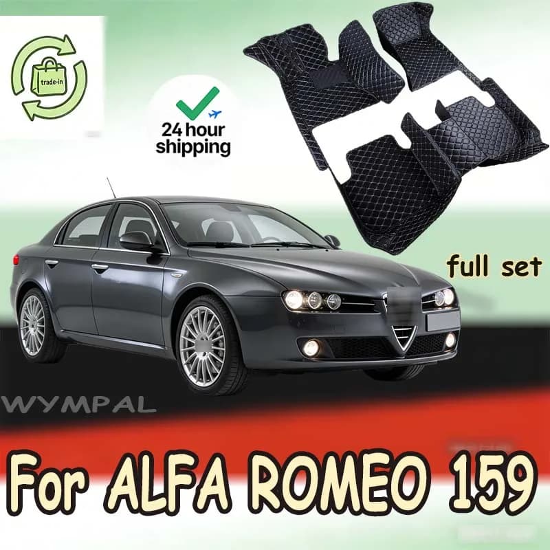Customized Leather Car Car Mats for ALFA ROMEO 159 2006-2012 Car Car Mats Set