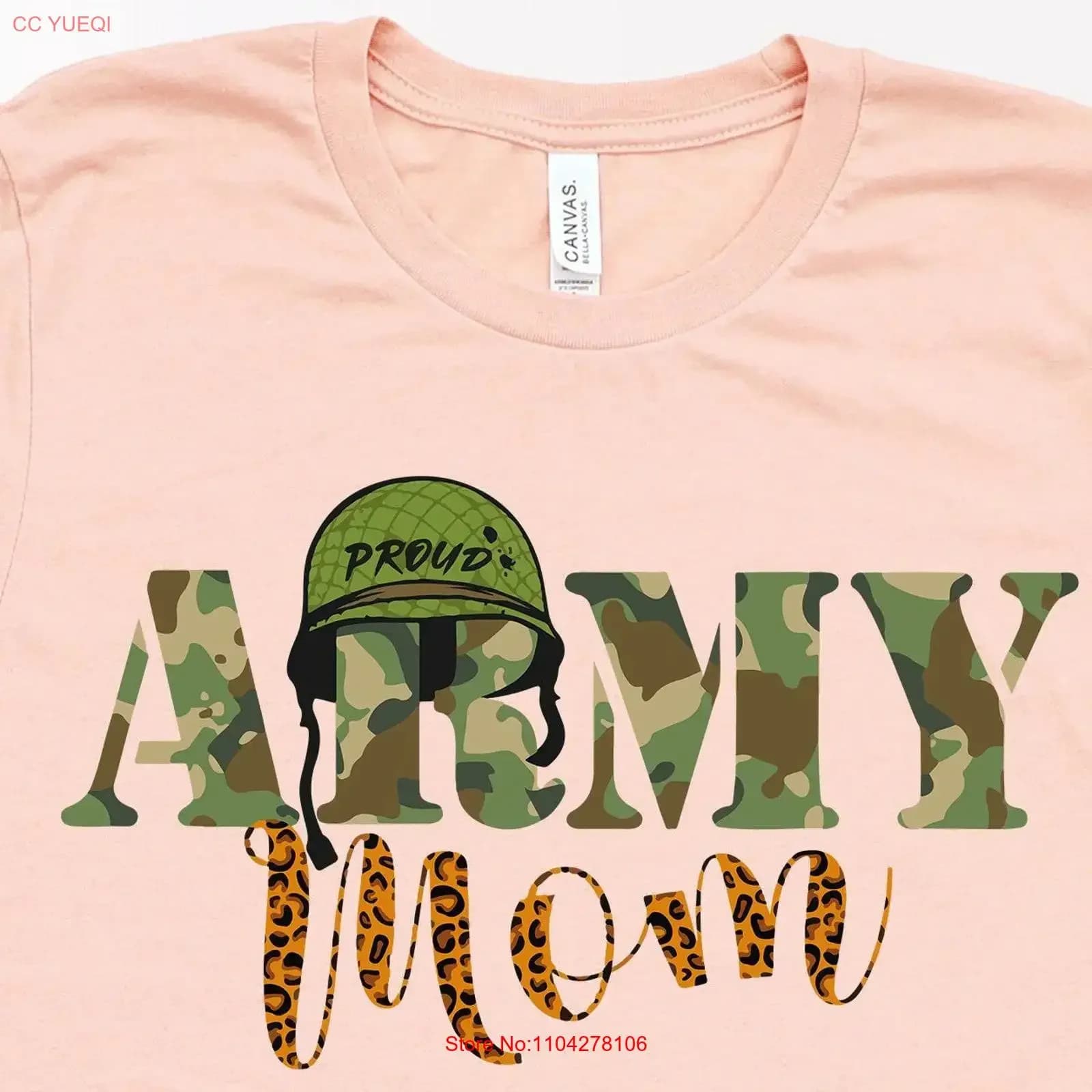 Maglietta militare per mamma militare, orgogliosa per la festa della mamma, dal figlio soldato, vintage, leggermente traspirante, streetwear, casual, versatile