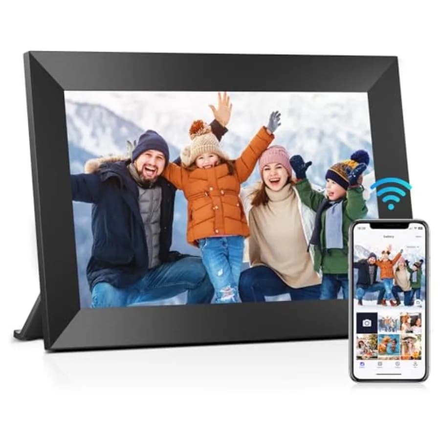 Uhale 10.1" Digital Picture Frame with 32GB Storage Support SD Card Electronic Photo Frames with 1280x800 HD IPS Touch Screen I