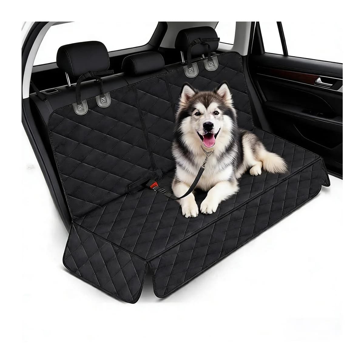 Coprisedile per auto per cani di taglia grande, materasso da viaggio per animali domestici, protezione impermeabile per sedile auto con bracciolo centrale per cani
