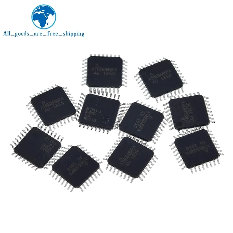 TZT 1/5pcs ATMEGA88PA-AU ATMEGA88PA ATMEGA88 For Arduino AVR