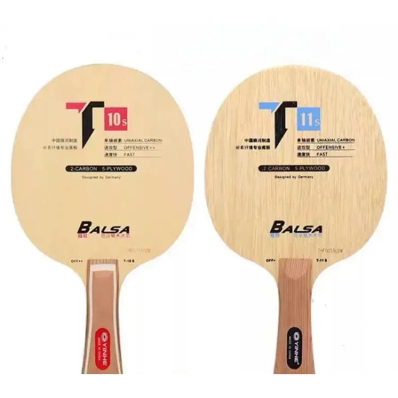 YINHE T-11S/10S Table Tennis Paddle Balsa Lightweight Carbon Fiber T11 Blade Original Galaxy Design Ping Pong Racket for Sports
