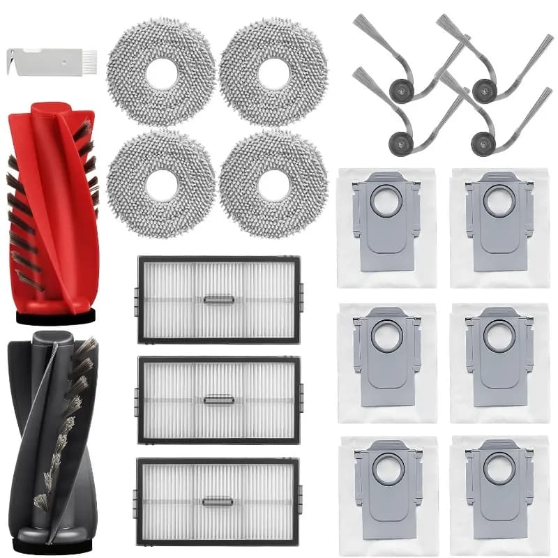 Replacement Accessories for Roborock Saros 10R and Qrevo Curvx & G20S Ultra Robot Vacuum Cleaners