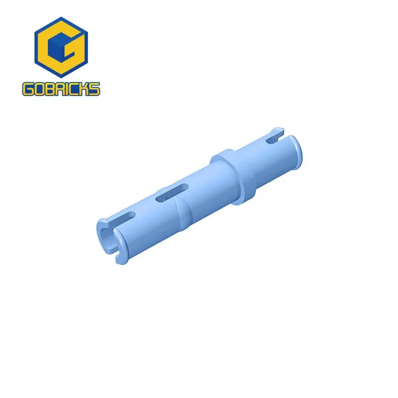 Gobricks 10 Pezzi Mattoncini MOC Fai-da-te Pin 3L Senza Scanalature per Attrito Lungitudinali Compatibili con 32556 Parti da Assemblare Giocattoli Modello MOC