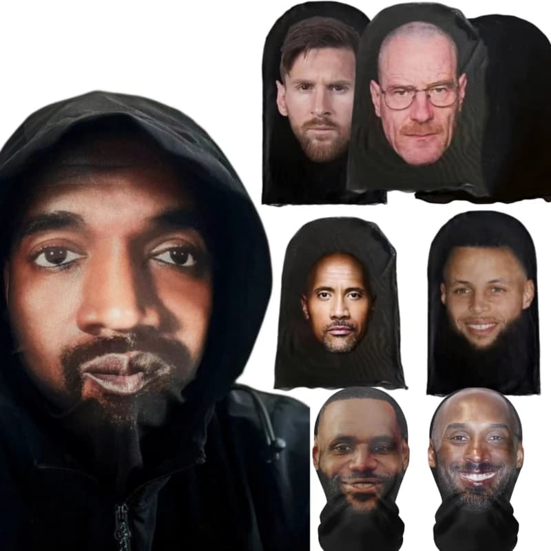 Full Face Visual Network Mask Party Horror Hood Simulation Kanye Mask Supplies for parties Accs Puntelli cosplay Prevention of Solar Protection