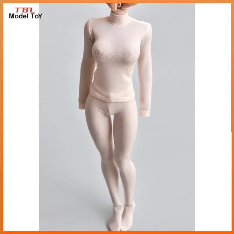 Camicetta maglione a maniche lunghe con collo alto in scala 1/6 camicetta a sette colori modello di vestiti per 12 "Action Figures soldato femminile giocattoli