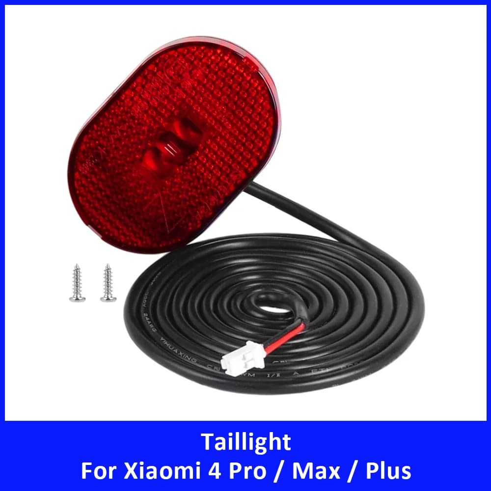 LED Tail Light Brake Lamp for Xiaomi 4 Pro / Max / Plus Electric Scooter Rear Taillight Brake Light Replacement Part Accessories