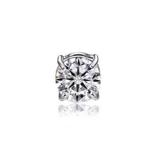 Zircon magnet ear clips without ear pierced prosthetic ears Unisex zircon stud earrings
