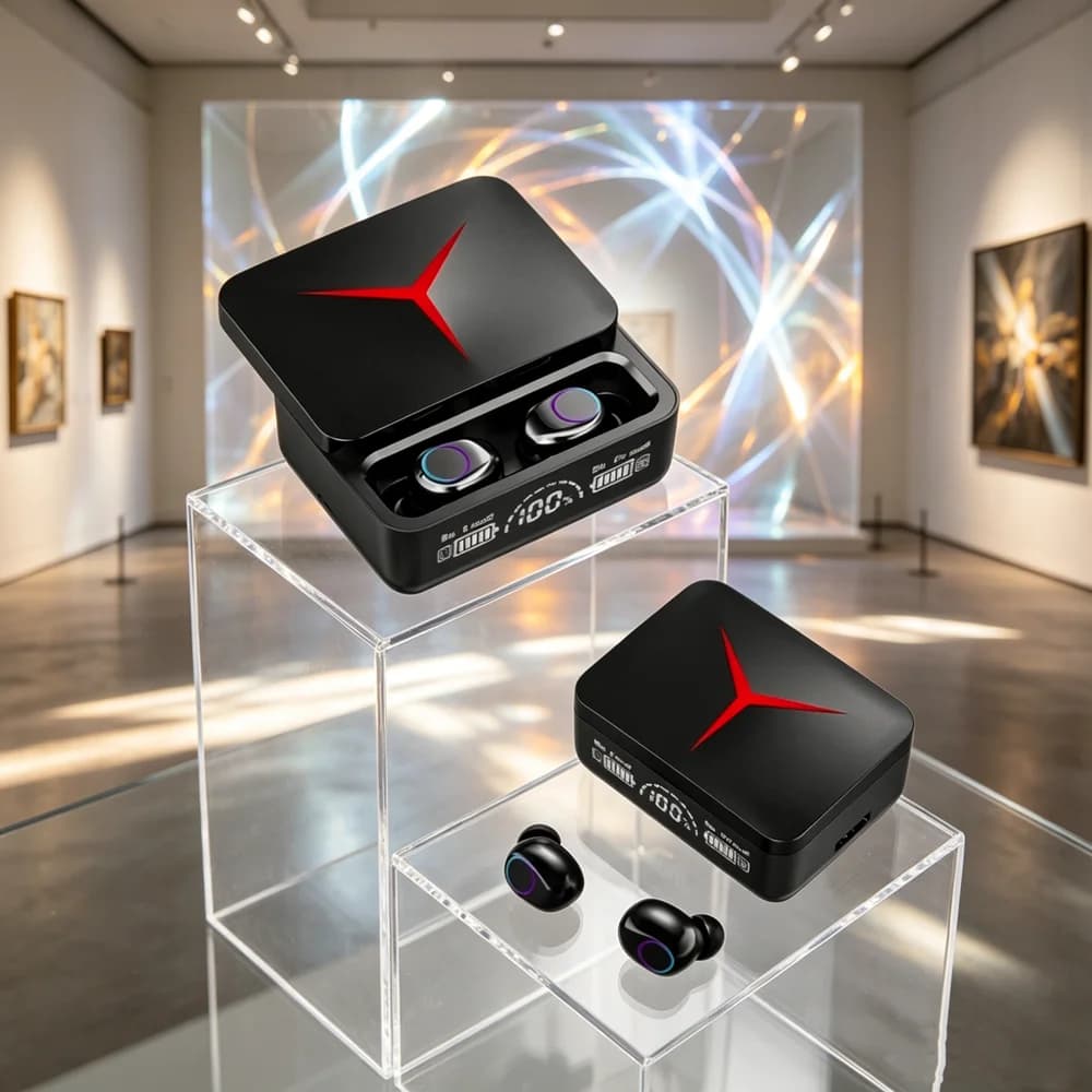 Nuove cuffie wireless TWS, auricolari Bluetooth con controllo touch, auricolari sportivi, cuffie stereo Hi-Fi per gaming con microfono per smartphone