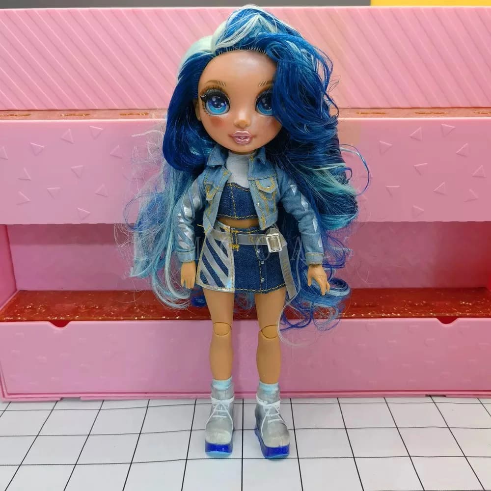 [Limited Supply] 1/6 Rainbow High School Doll No Box Yellow / Red Hair Slime Doll Dress Up Toys for Children