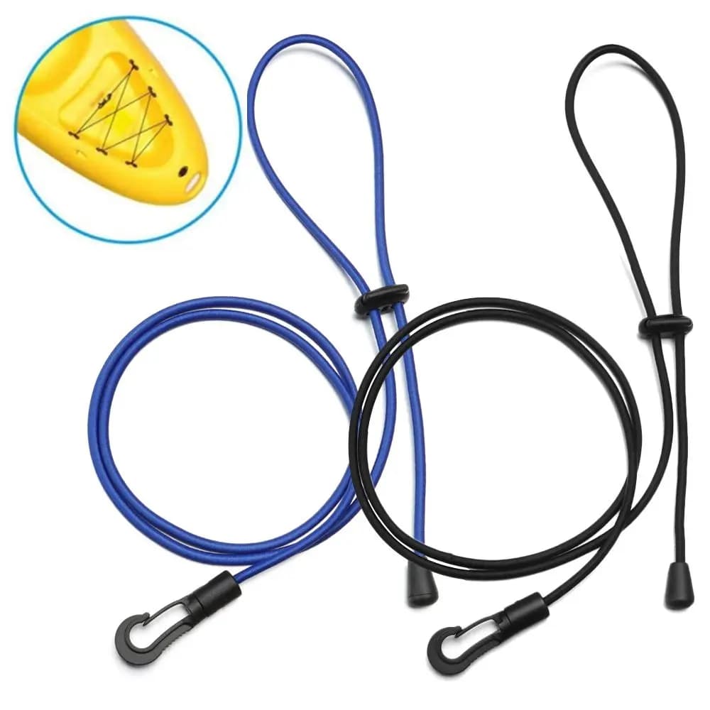 120cm Outdoor Kayak Paddle guinzaglio canoa supporto per corda canna da pesca supporto per cavo barche a remi all'aperto accessori per corda fissa