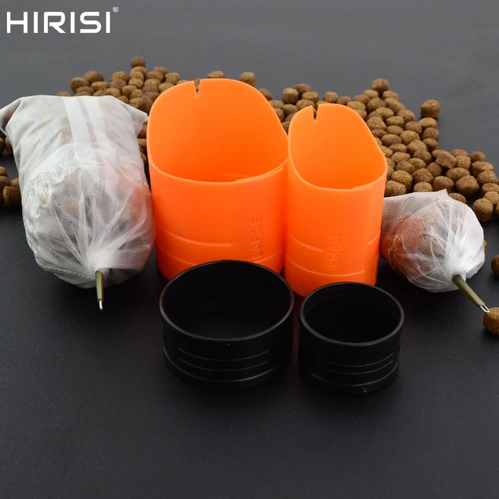 Hirisi Accessori per la pesca alla carpa Sistema di caricamento delle borse in PVA Strumento di esca per borse solide Maglia a fusione rapida P211