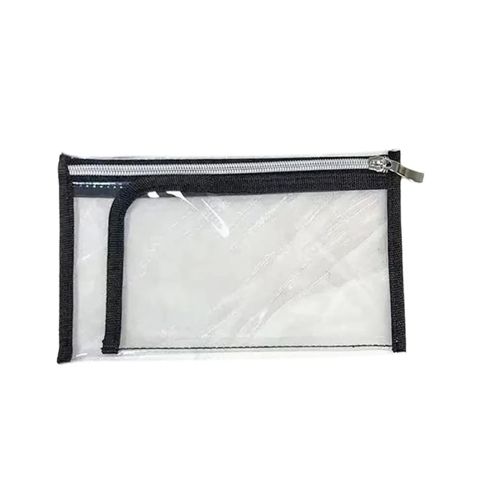 PVC Makeup Brush Bag, Multilayer Design, Transparent Cosmetic Bag, Waterproof Document Bag, Toiletry Container