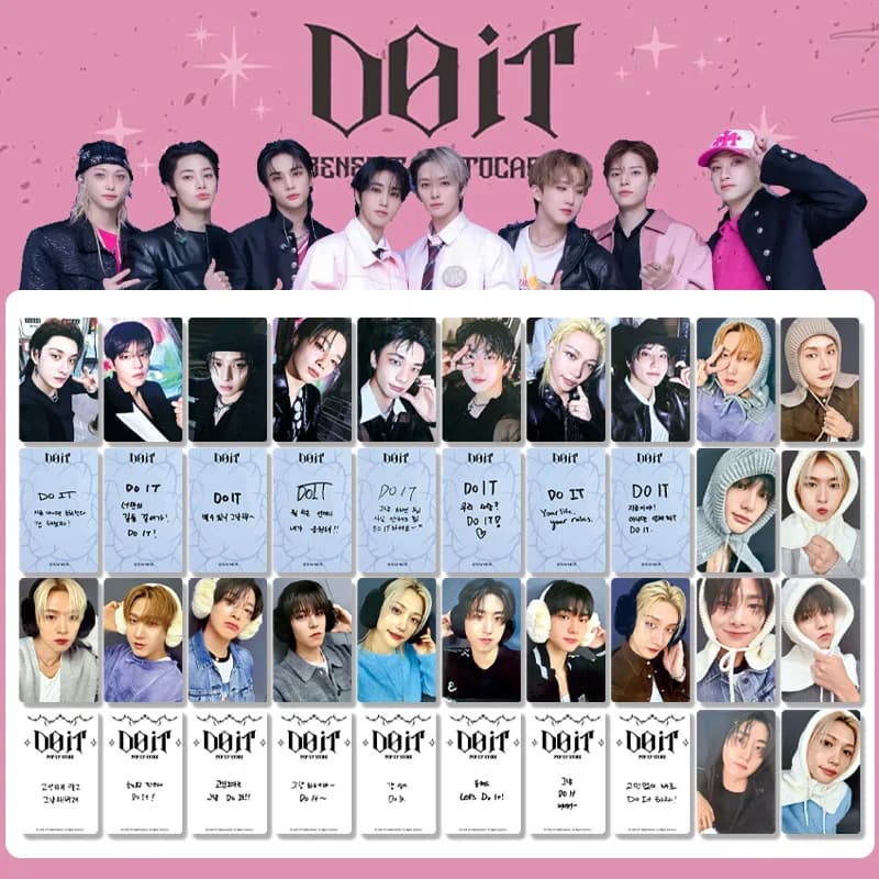 NEW KPOP STEP OUT 2026 Straykids mini Album 'DO IT' flash mob Card Lucky Card tokuten CardThe dominATE Experience SKZOO gift