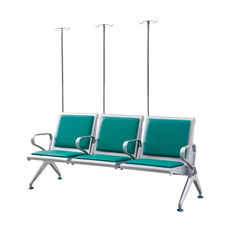 Waiting Chair,We Supply Hospital Steel Chairs With Leather Cushions, As Well As Metal Waiting Benches Public Places, Train Stati