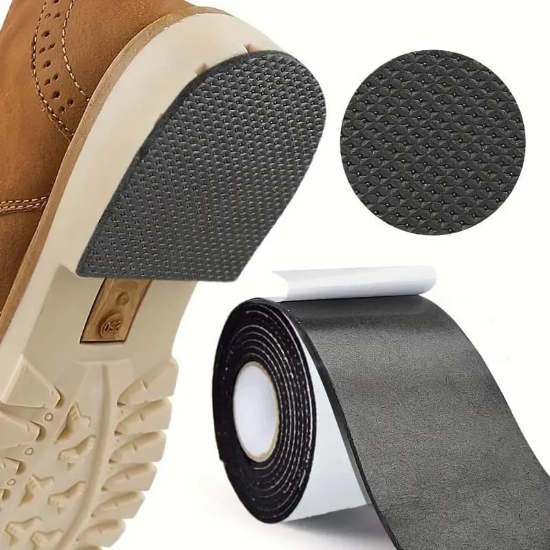 1roll 5/10cm Wide 100cm Long,EVA Self-Adhesive Shoe Sole Tape,Anti-Slip,Noise,Suitable for High Heels And Sneakers,Cuttable.