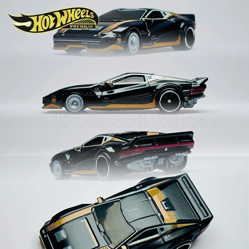 Hot Wheels Cyberpunk Premium 2025 Quadra Turbo-R V-Tech HXD63 Modello di Auto Cyberpunk Pop Culture da Collezione in Scala 1:64