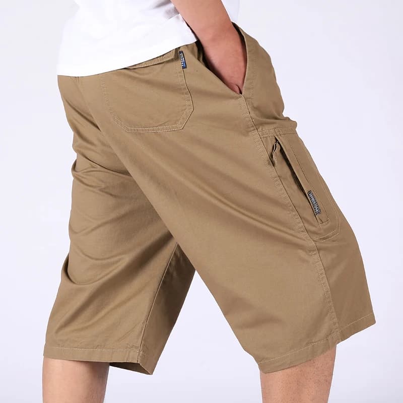 Pantaloncini cargo da uomo casual larghi Pantaloni estivi Vita elastica Pantaloni sportivi da jogging all'aperto di grandi dimensioni Pantaloni corti multitasche di tendenza