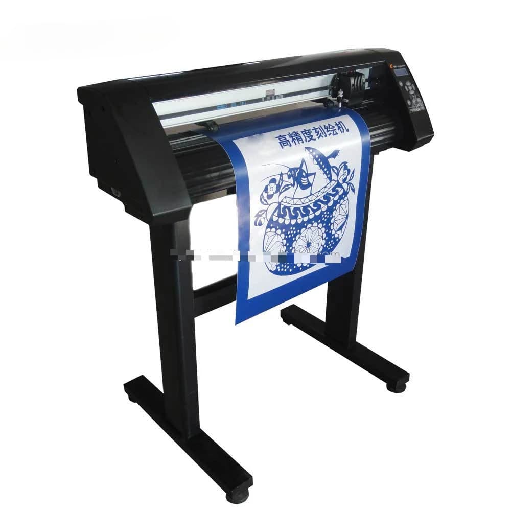 # Plotter da taglio per adesivi con cartello in vinile da 48 pollici con funzione di taglio contorno + supporto + software